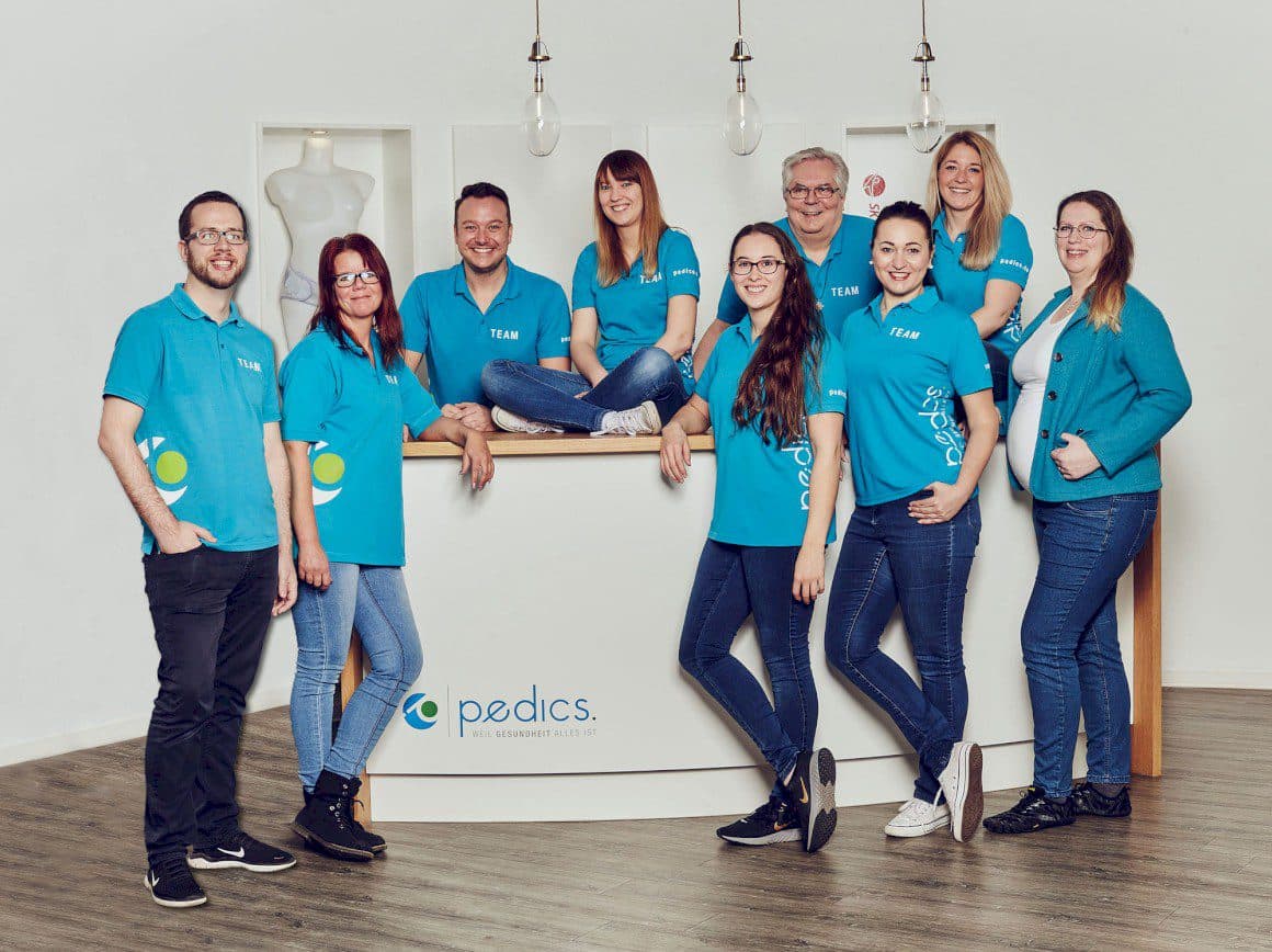 Das pedics. Team im Sanitätshaus Bad Neuenahr-Ahrweiler